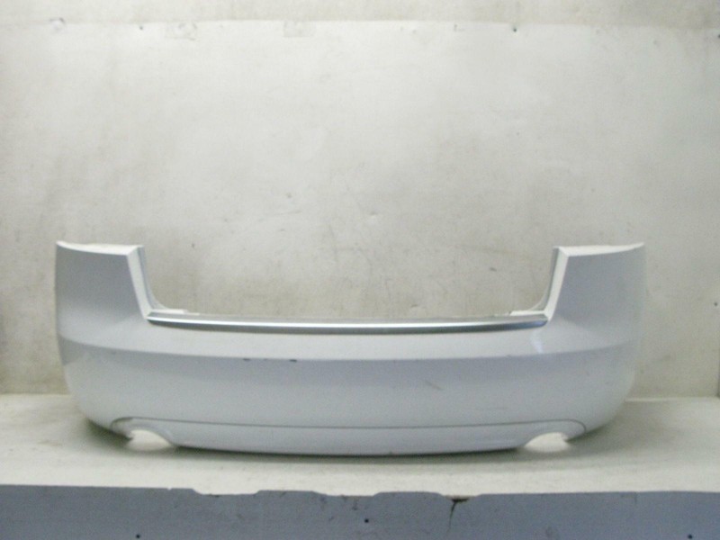 💚 05-08 AUDI A4 S4 SEDAN B7 REAR BUMPER COVER WHITE