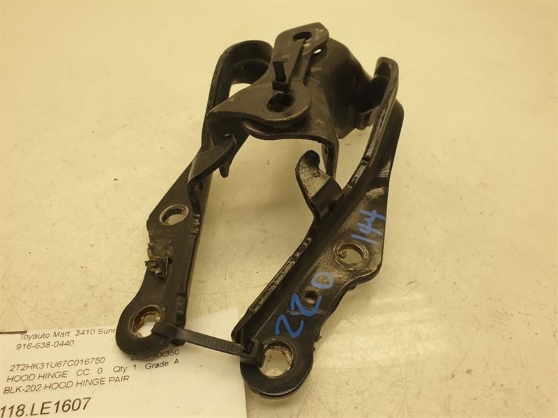07-08 LEXUS RX350 LEFT AND RIGHT SIDES HOOD HINGE