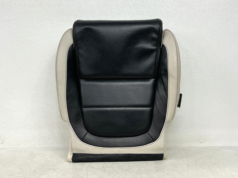 ⭐17-20 JAGUAR F-PACE FRONT RIGHT LOWER SEAT CUSHION BLACK / BEIGE OEM LOT2536