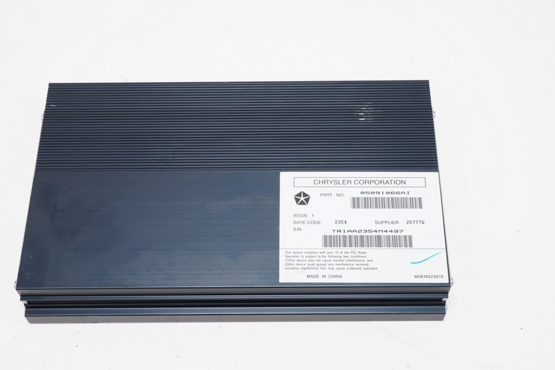 DODGE DART Audio Amplifier AMP OEM 2013 - 2016