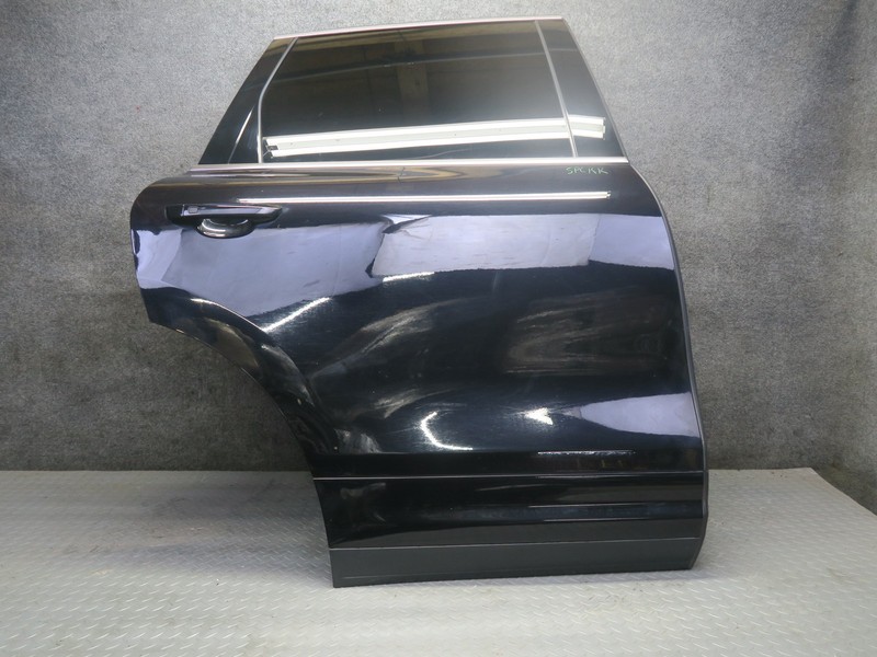 2011-2018 PORSCHE CAYENNE 958 REAR RIGHT DOOR BLACK SHELL PANEL W GLASS