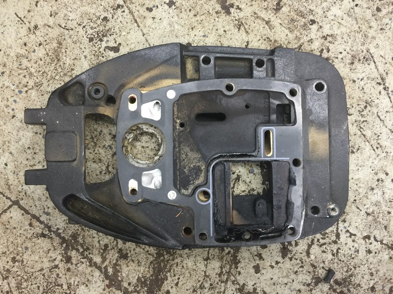 force 70 hp 70hp outboard exhaust plate 1991-1994 FRESHWATER