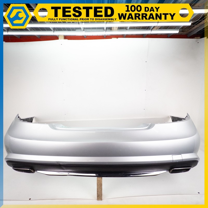 12-14 MERCEDES-BENZ CLS550 CLS500 REAR BUMPER COVER PANEL ASSEMBLY SILVER OEM