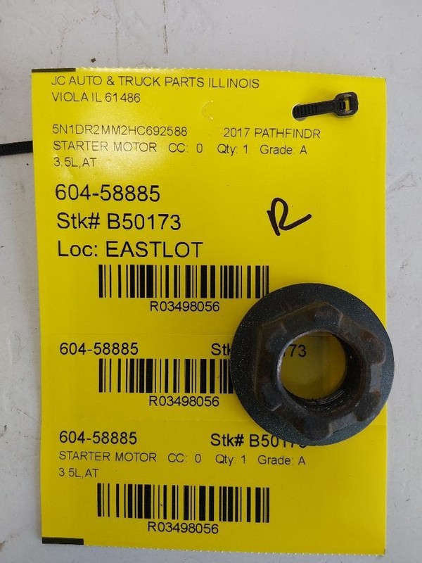Starter Motor 6 Cylinder Fits 13-14 17 PATHFINDER 3498056