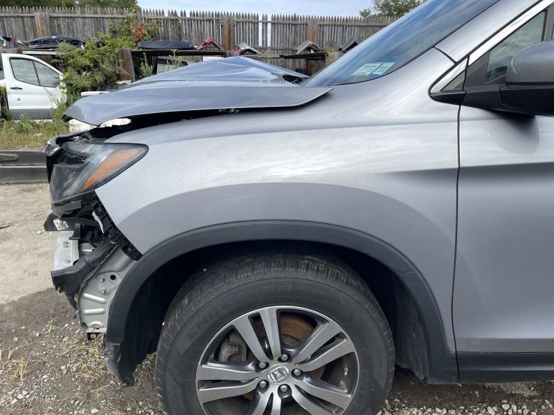 2016-2018 HONDA PILOT LEFT FENDER SILVER PC:NH830M 3.5L AT AWD 144K 58054