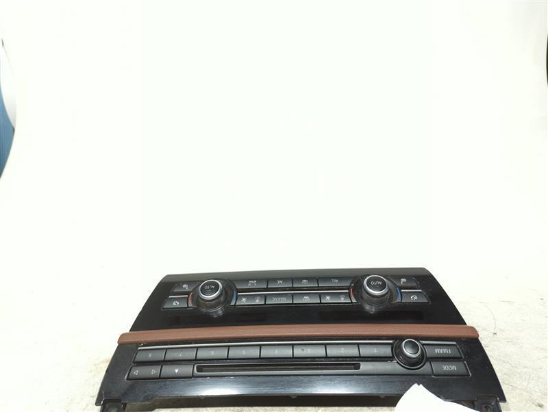 Used A/C Selector Switch fits: 2013 Bmw 535I front audio and climate w/o climate