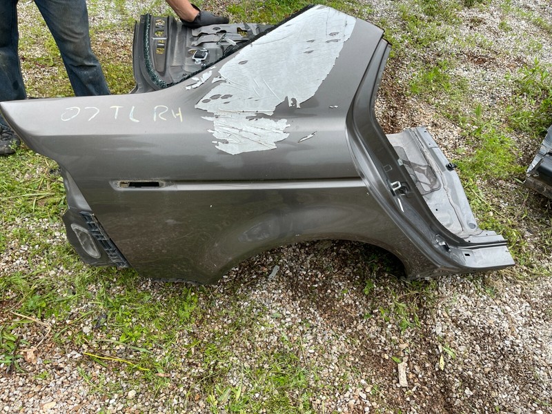 2007 Acura TL Rear RH Right Passenger Side Quarter Panel Body Frame Cut OEM