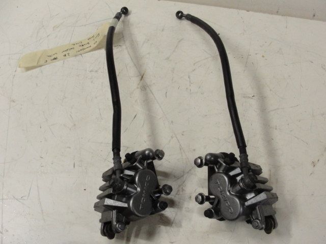 00 KAWASAKI ZR 750 F FRONT BRAKE CALILPER LEFT RIGHT HOSE LINE TOKICO ZR750