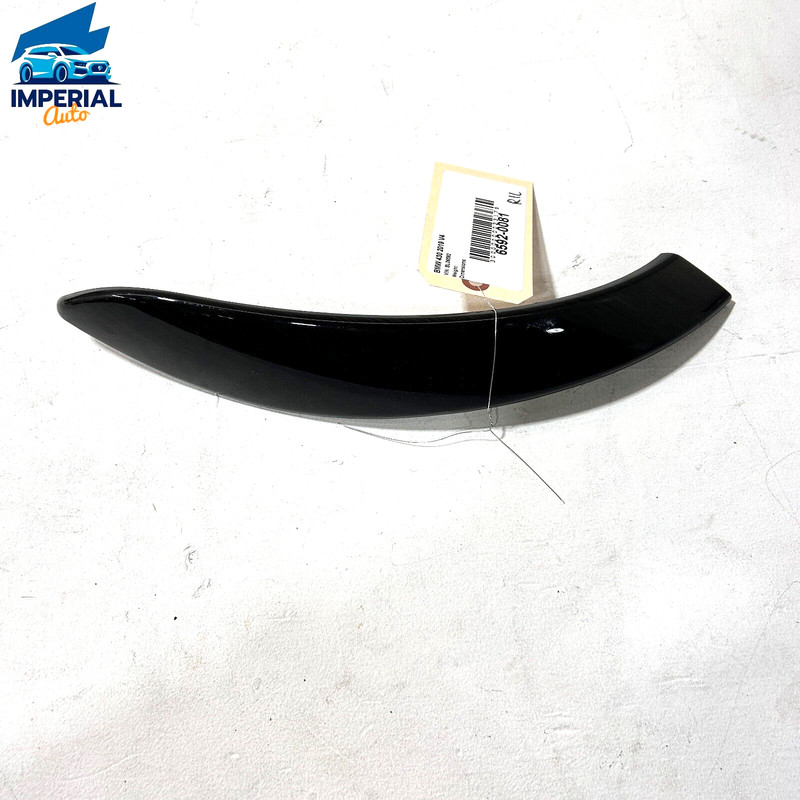 2017-2020 BMW 430I REAR LEFT DRIVER SIDE DOOR PULL HANDLE WOOD TRIM MOLDING OEM