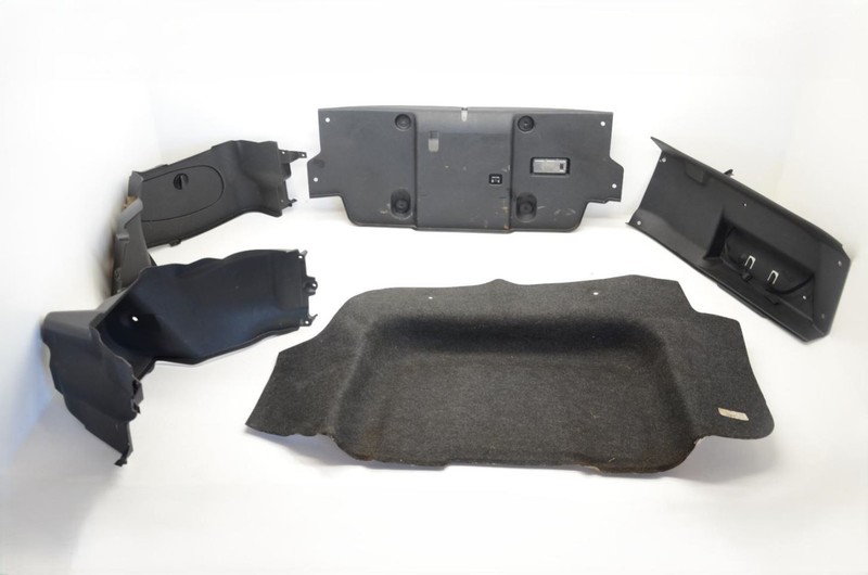 2009 Mazda MX-5 MIATA Complete 5 Piece Trunk Trim Carpet Set NF796889