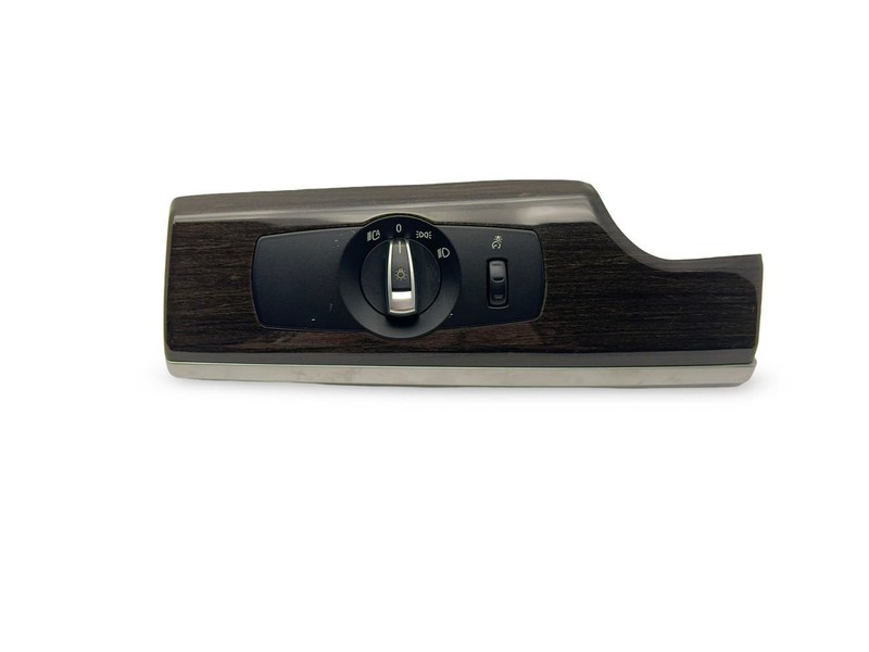2009-2015 BMW 750I Headlight Lamp Switch With Wood Trim Panel