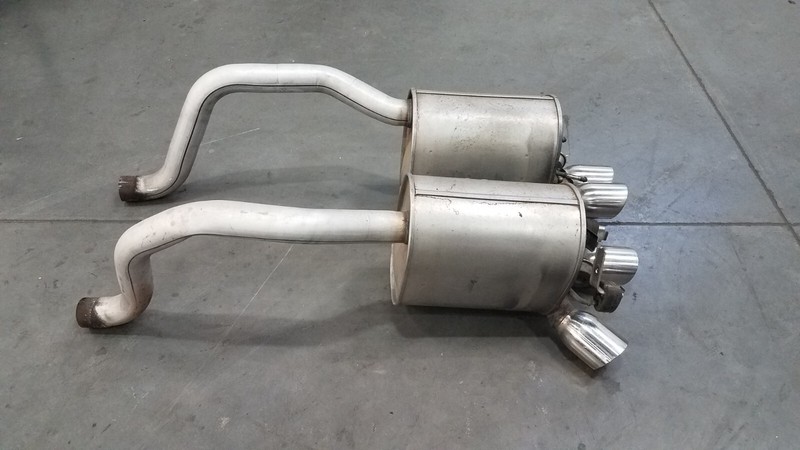 2010 Chevy Corvette C6 Grand Sport Exhaust Muffler / Actuators /Tips -* #4361 Y5