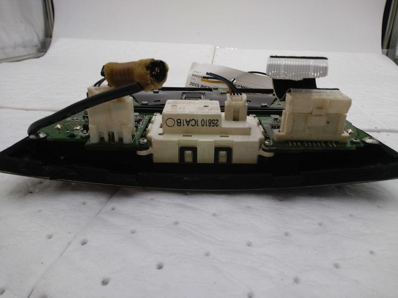 Used A/C Selector Switch fits: 2015 Infiniti Q40 dual zone control w/navigation