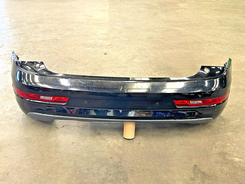 ⭐2016-2018 AUDI Q3 COMPLETE REAR BUMPER COVER BLACK W/PDC BLIND SPOT OEM LOT2538