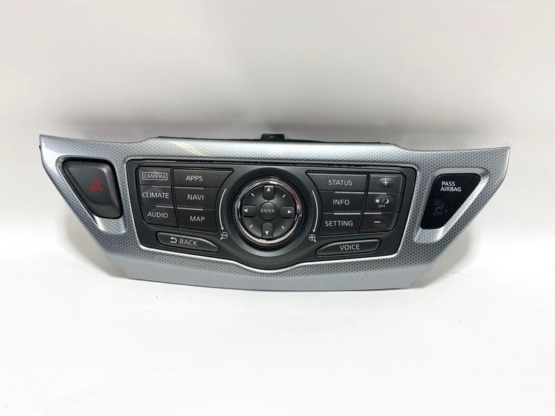 13-18 NISSAN PATHFINDER RADIO MEDIA AUDIO DISPLAY SWITCH CONTROLLER PANEL OEM