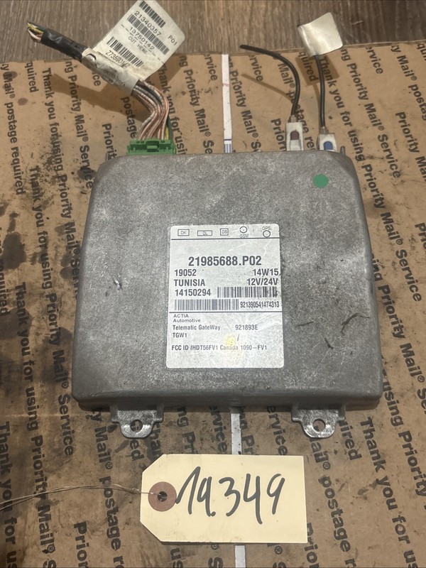 Volvo Electronic Cab Control Telematics Module - P/N: 21985688.P02