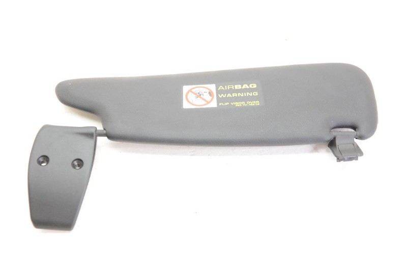 Black Driver Left Side Sun Visor Assembly Fits 00-02 PORSCHE BOXSTER