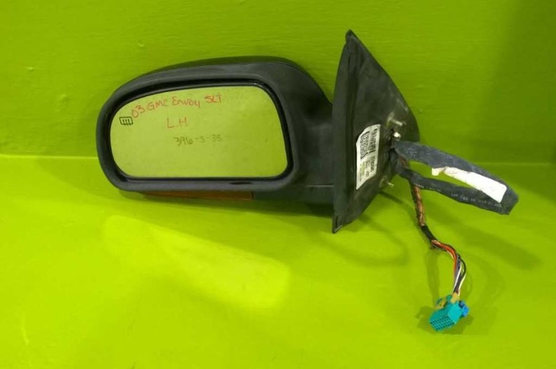 02 03 CHEVY GMC ENVOY DRIVER LEFT POWER HEATED SIDE VIEW MIRROR OEM 396-35