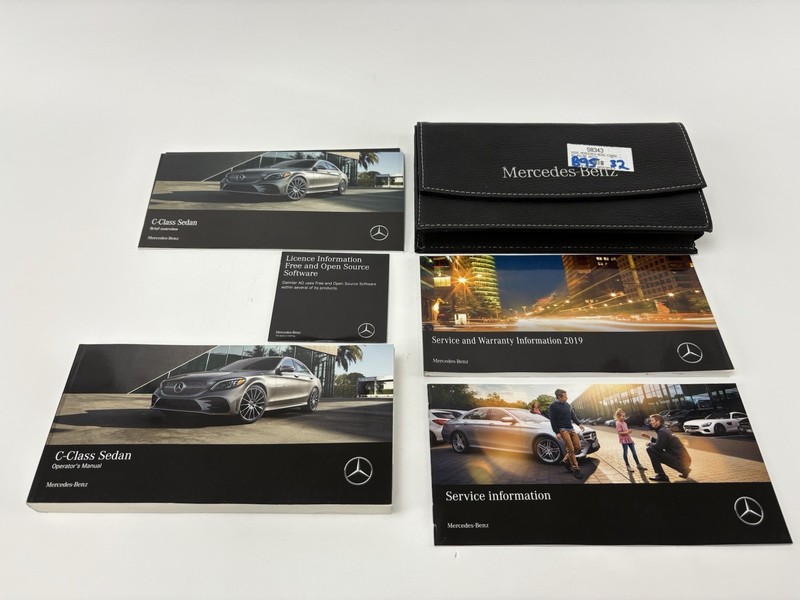 2019-2021MERCEDES C300 W205 USER GUIDE OWNERS OPERATORS MANUAL W/ CASE OEM