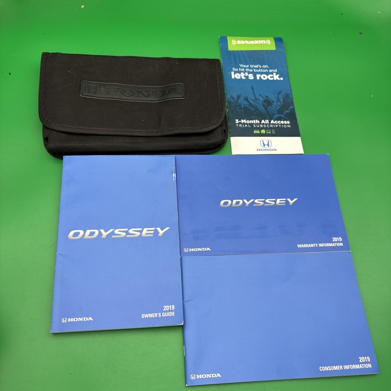 2019 Honda Odyssey Owners Manual, Consumer Info With Free Shipping
