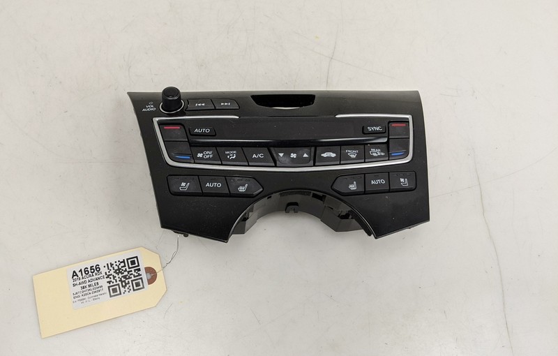 A/C Heater Climate Control 2019 Acura RDX 79610-TJB-A11 2020 2021