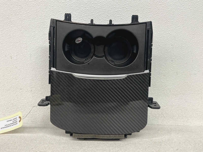 ⭐17-22 ALFA ROMEO GIULIA QUADRIFOGLIO FRONT CUP HOLDER CARBON FIBER OEM LOT2716