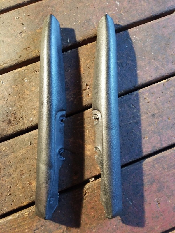 1969MERCEDES-BENZW114250C, FRONTSEAT PASSENGER BACKTRIMSET BLACK