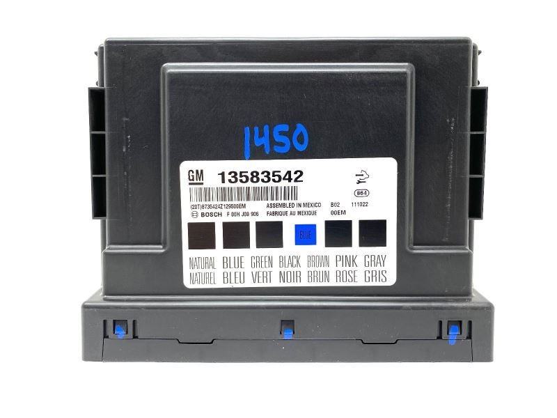 Body Control Module BCM 13583542 Fits 2012 Buick Regal 80101