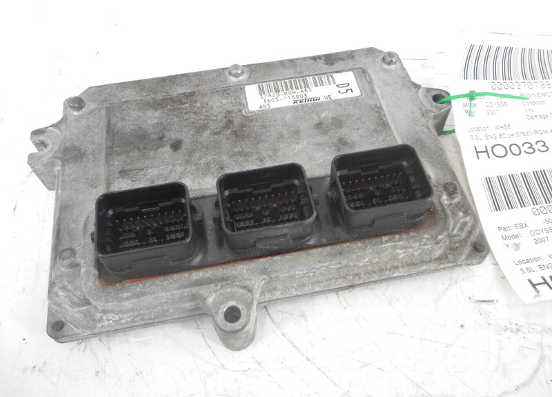 07 Honda Odyssey EX-L Touring Engine Control Module OEM 37820-RGM-A83