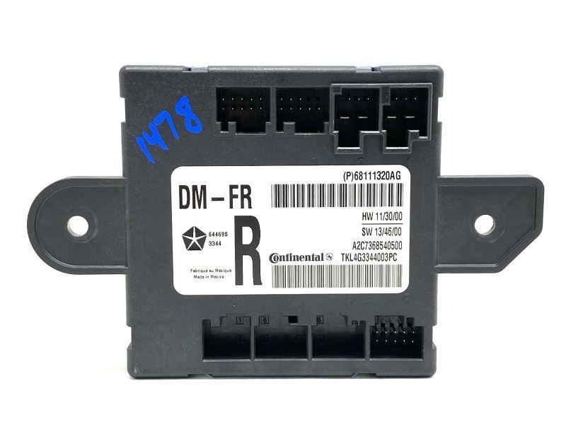 Right Passenger Front Door Control Module Fits 2015-2017 Chrysler 200 81561