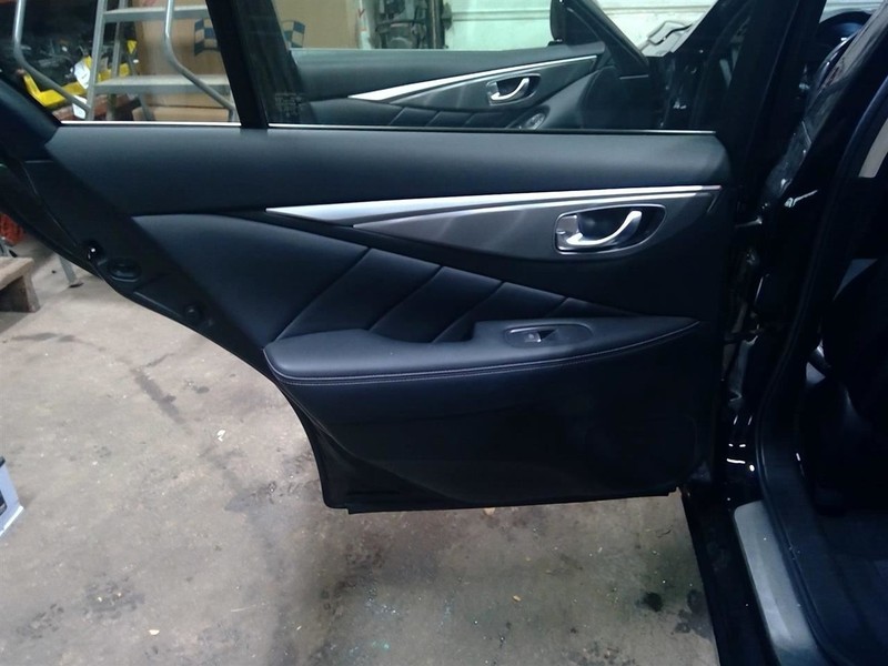 Q50 2015 Driver Left Rear Door Trim Panel Rear 1777561