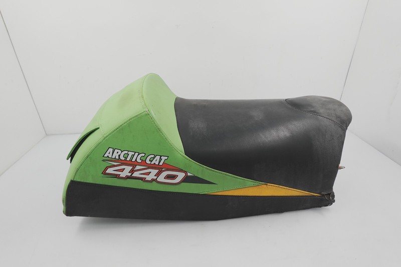 2003 Arctic Cat 440 SNO PRO OEM Seat Saddle Ass'yBlack / Green/ Yellow