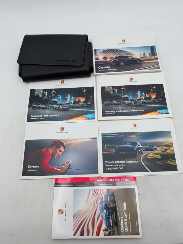 2019 Porsche Cayenne Owner Owner's Manual User Guide S Turbo 2.9L 3.0L 4.0L Set