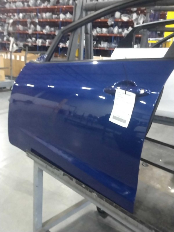 2018 KIA Forte Front Left Door Blue 629355 Used 116K Miles OEM Replacement
