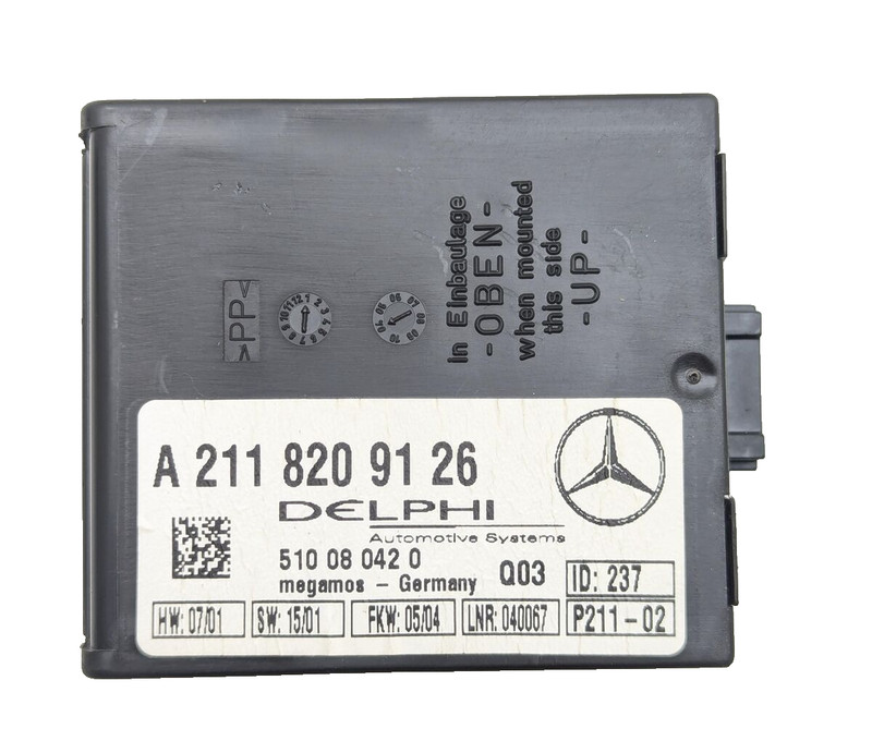 Mercedes R230 SL500 S430 E320 Anti Theft Alarm Module 2118209126 OEM