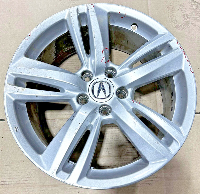 2013-2015 OEM Acura RDX Wheel Alloy Rim 18" 18 x 7.5 Five Double Spoke Silver