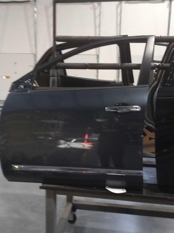 2014 Nissan Rogue Front Left Door Graphite Blue Used OEM 472509 117K Miles