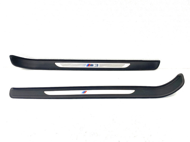 08-13 BMW M3 E92 LEFT & RIGHT M SPORT DOOR SILL MOLDING SCUFF TRIM SET OEM#A0.58
