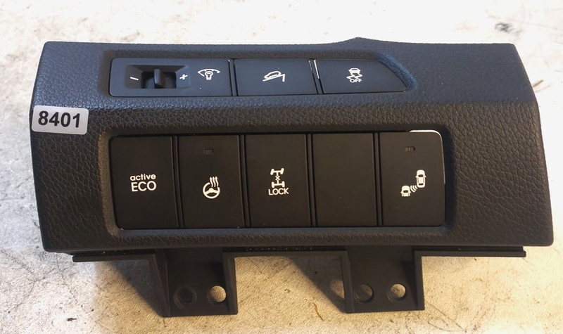 2013-2019 Hyundai Santa Fe Dashboard Left Switch w/ Black Bezel Cover Trim OEM