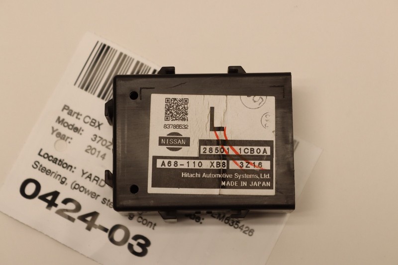 2009-2014 NISSAN 370Z BASE POWER STEERING CONTROL MODULE UNIT OEM