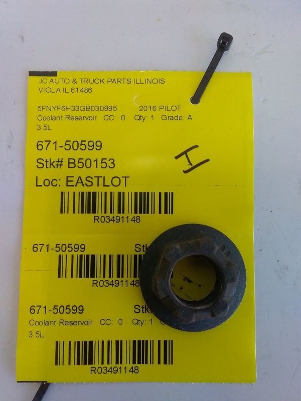 Coolant Reservoir Fits 17-19 RIDGELINE 3491148