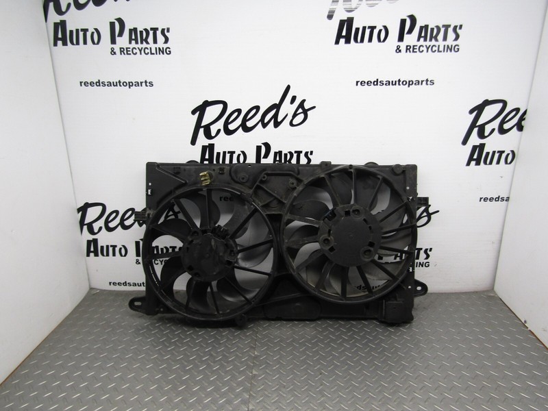2013-2016 Chevrolet Malibu Left Radiator Fan Motor Assembly Black