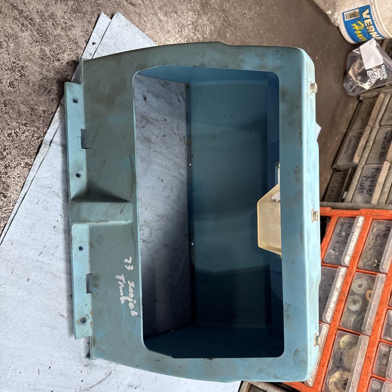 1973 Snojet Sno Jet SST 440 433 vintage snowmobile Tool Storage Trunk Seat Back