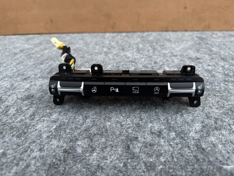KIA STINGER 18-23 OEM SEAT CLIMATE PARKING TRACTION WHEEL HEAT SWITCH PANEL ASSY