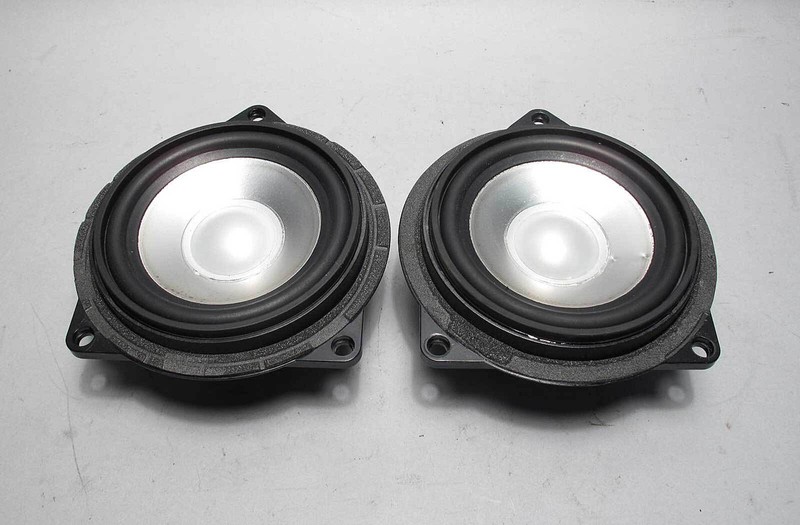 BMW DSP HK HiFi Mid Speaker Driver Door Rear Side Pair Logic 7 2006-2013 USED OE