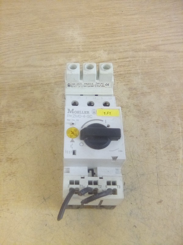 Moeller PKZM0-4-SC Manual Motor Starter W/ BK25/3-PKZ0-E