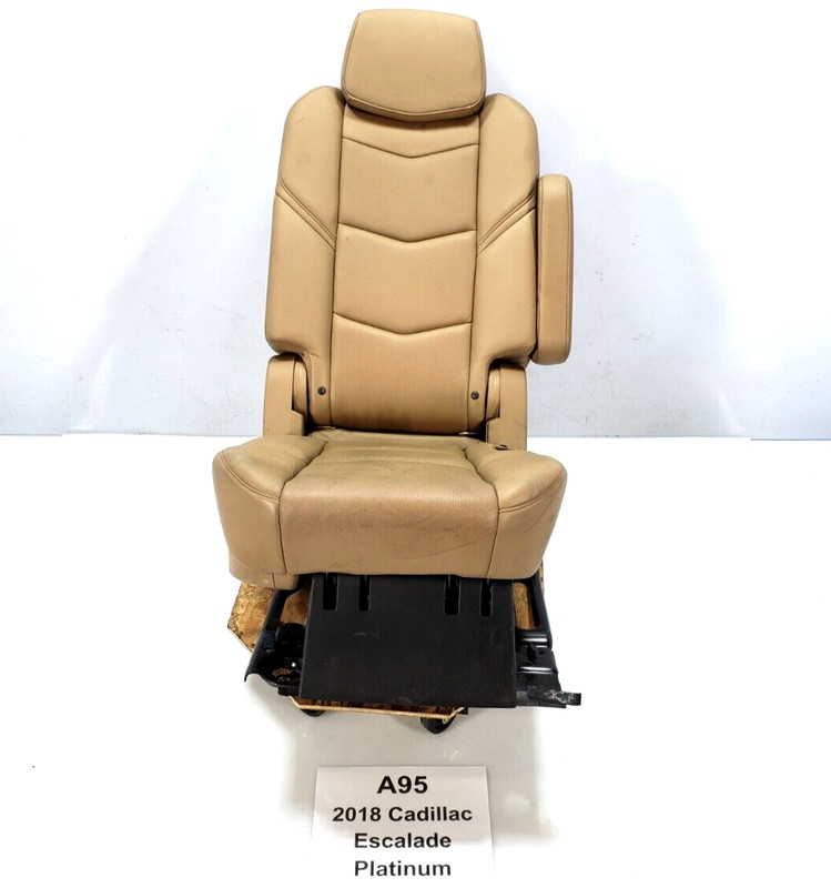 ✅ 2017-2020 OEM Cadillac Escalade Rear Right Passenger Seat Leather Beige