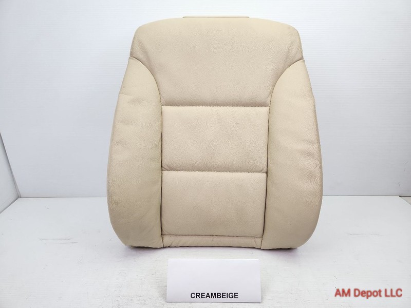 2008 BMW 535i 535xi 528xi 528i E60 Front Seat Backrest Cover Creambeige 9126273
