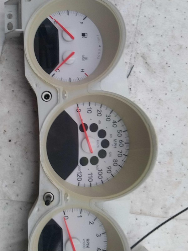 2009 Dodge Caliber Speedometer Gauge OEM White 139K Miles NJ25-26241-667642