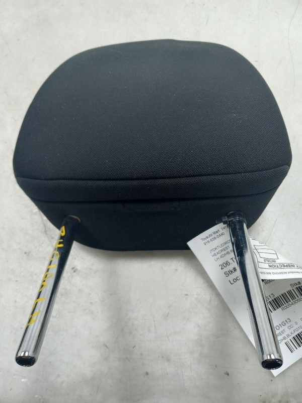 13 TOYOTA YARIS L FRONT DRIVER LEFT HEADREST BLK-FG10